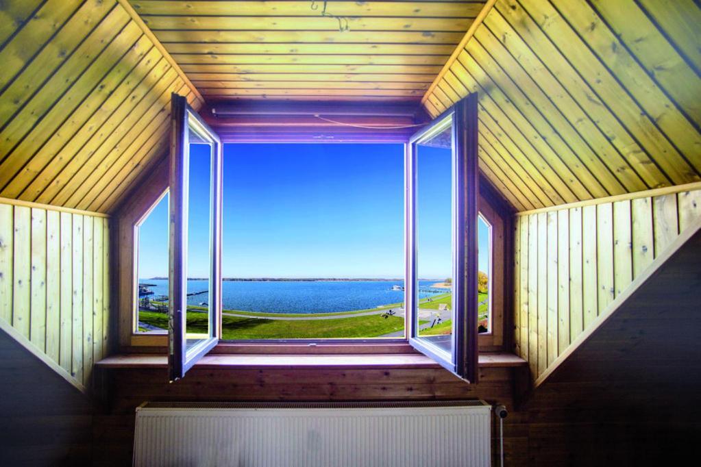 Апартаменты Blick Auf Den Bodden Рибниц-Дамгартен Экстерьер фото